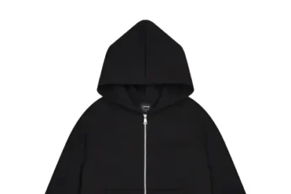 Black Carsicko Core Zip-Up Hoodie